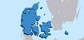 Kort over Danmark